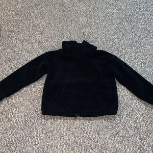 Women’s Like New Fashion Nova Fuzzy Warm Black Sweater